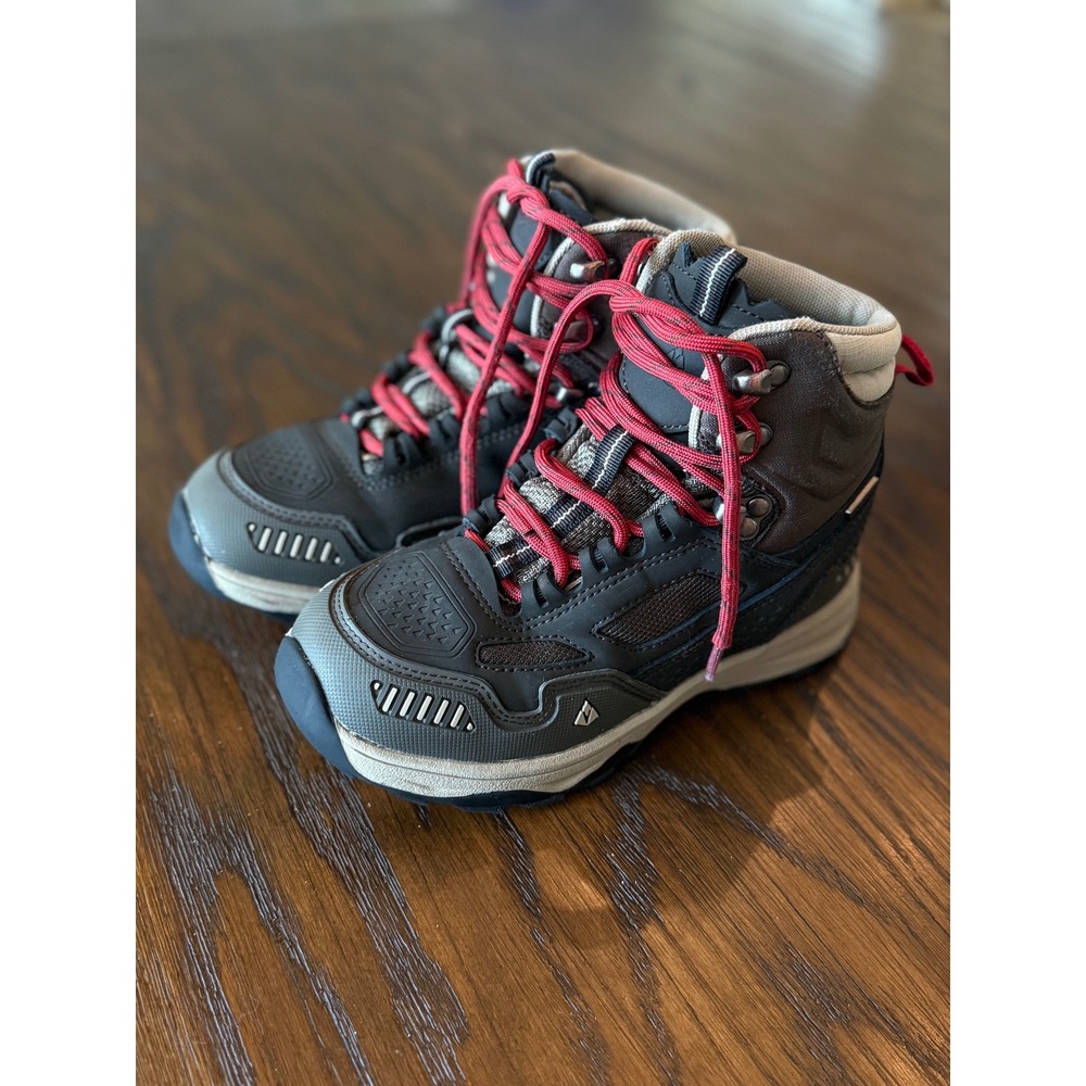 Vasque Hiking Boots Kids Size 13 Grey Red Good Waterproof Trail‎ Outdoor Shoes